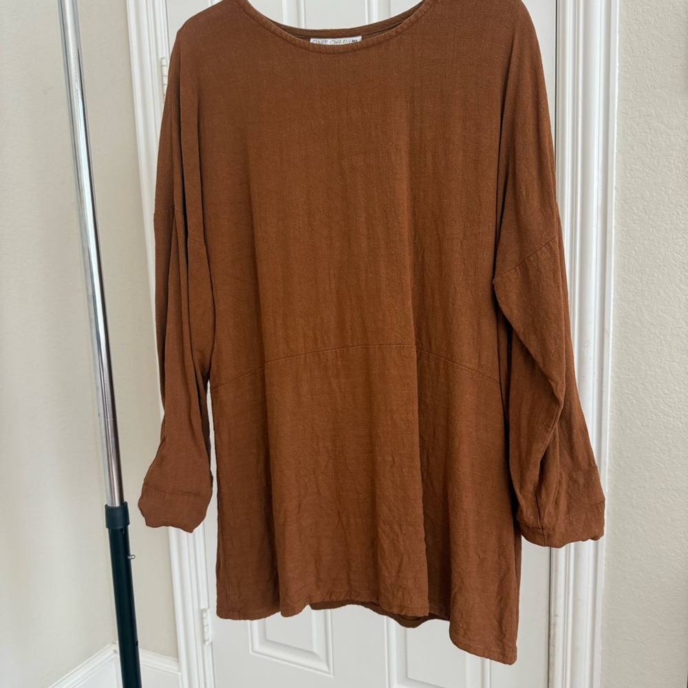 Cotton Dylan Tunic in Sienna - Picture 2 of 10